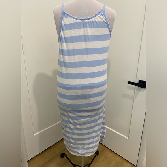 Lauren Ralph Lauren Striped Sleeveless Nightgown |Size Medium - Picture 3 of 6